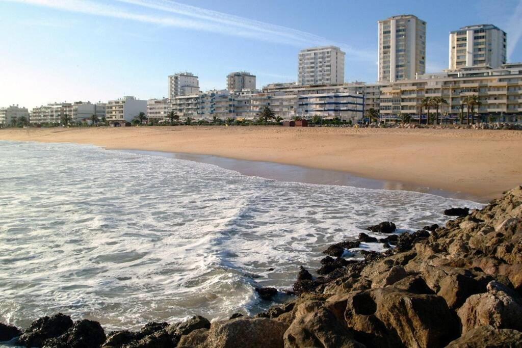 Apartamento Millenium Vista Mar- 2 passos da Praia Quarteira Exterior foto